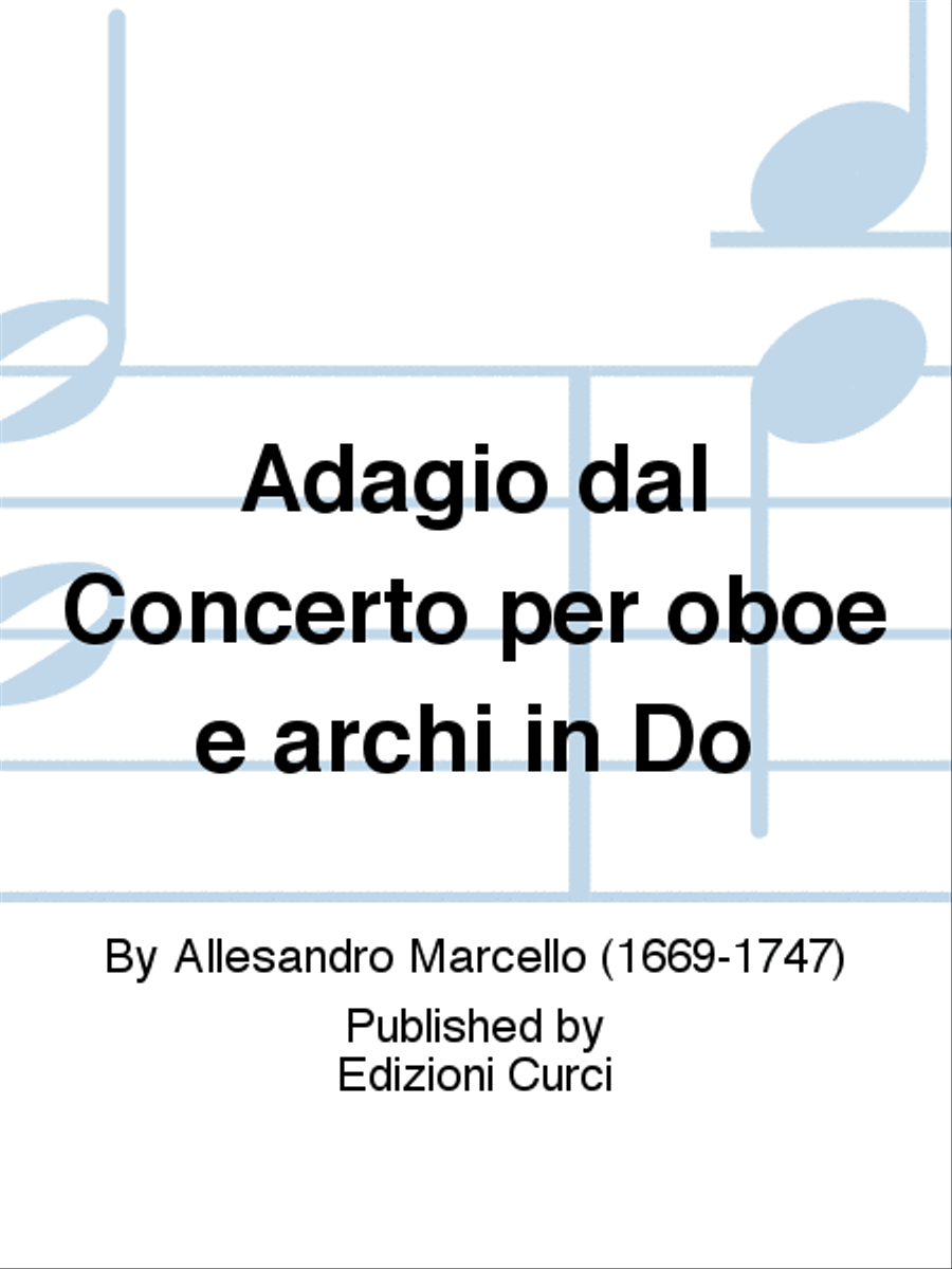 Adagio dal Concerto per oboe e archi in Do