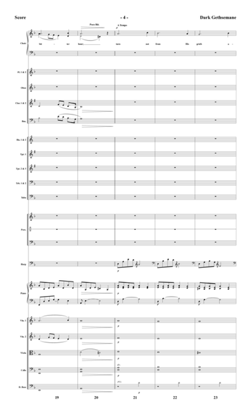 Dark Gethsemane - Downloadable Orchestral Score and Parts
