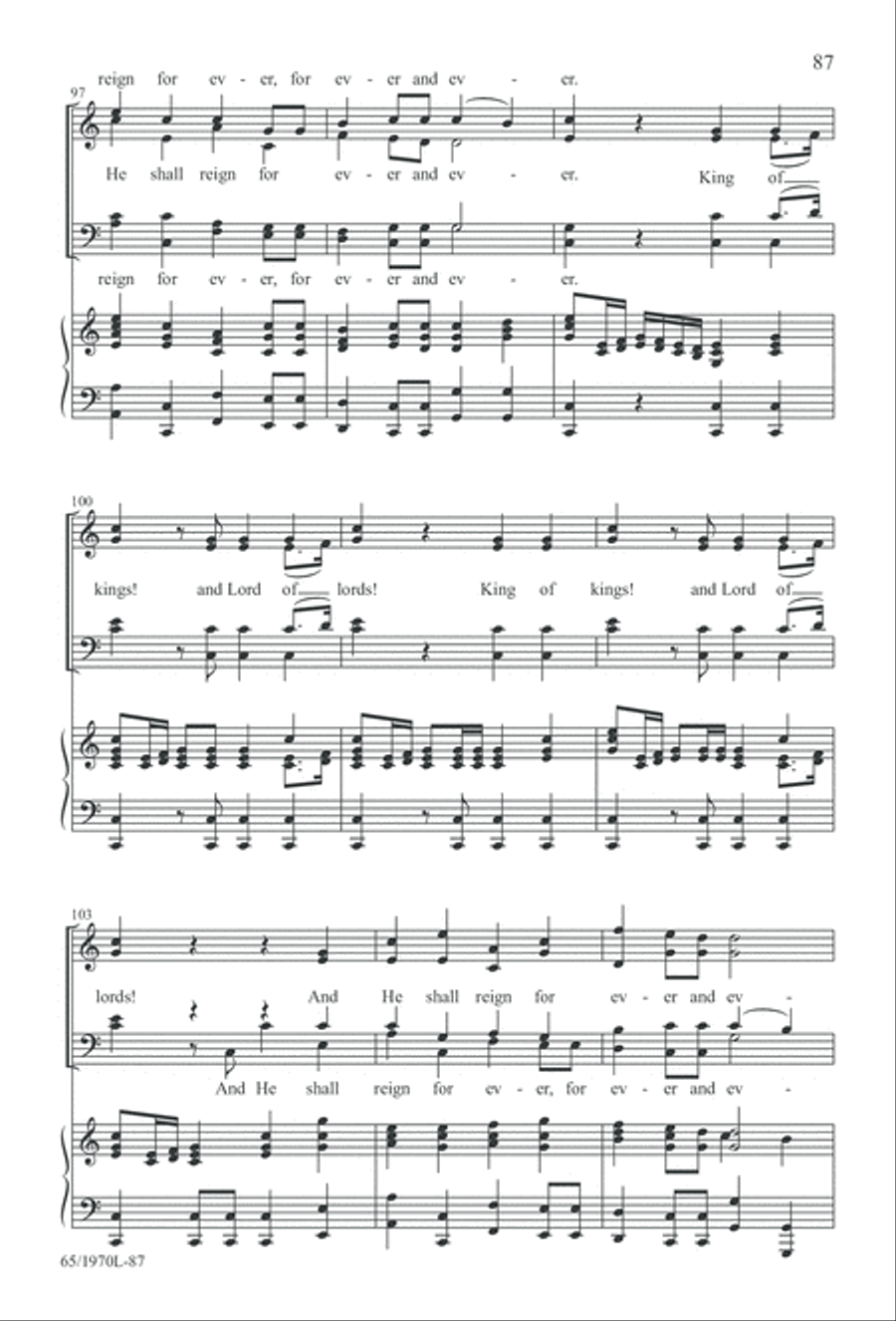 A Great and Mighty Wonder 4-Part scores gallery preview page 88