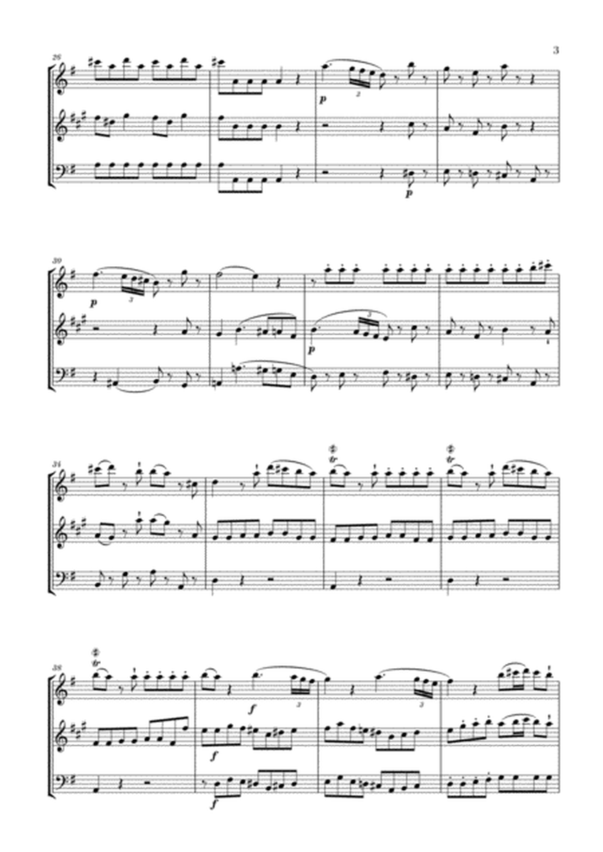 Eine Kleine Nachtmusik for Flute, Clarinet and Bassoon image number null
