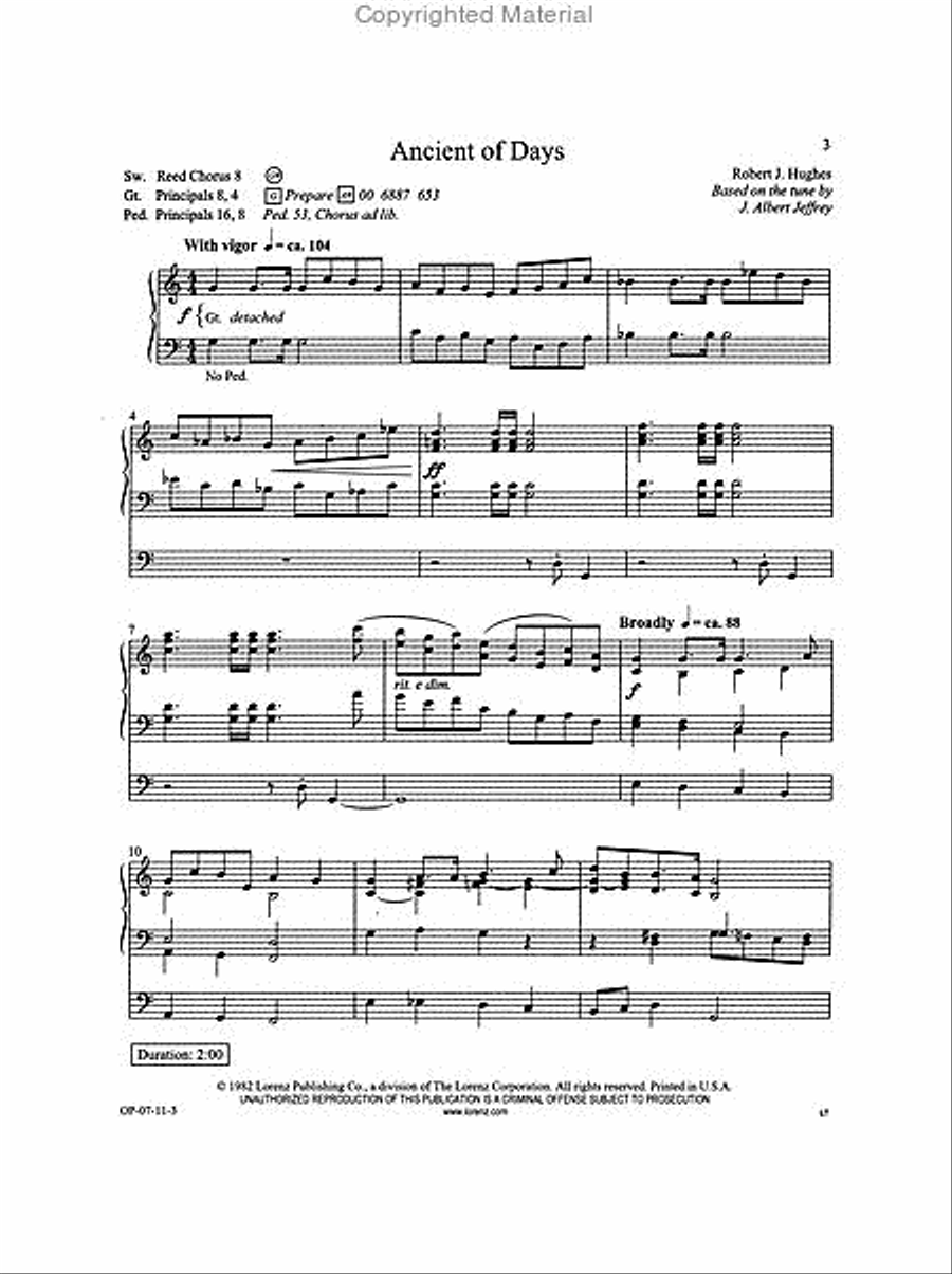 The Organist's Library, Vol. 51 Organ Solo scores gallery preview page 2