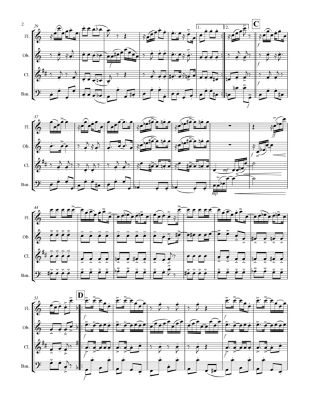 Joplin - “Maple Leaf Rag” (for Woodwind Quartet) image number null