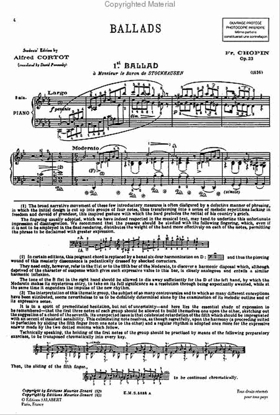 Ballades Ballades Piano Solo scores gallery preview page 2