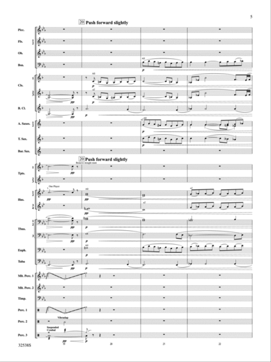 Ghost Dances Concert Band scores gallery preview page 4