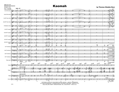 Kaomah - Full Score
