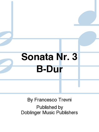 Sonata Nr. 3 B-Dur