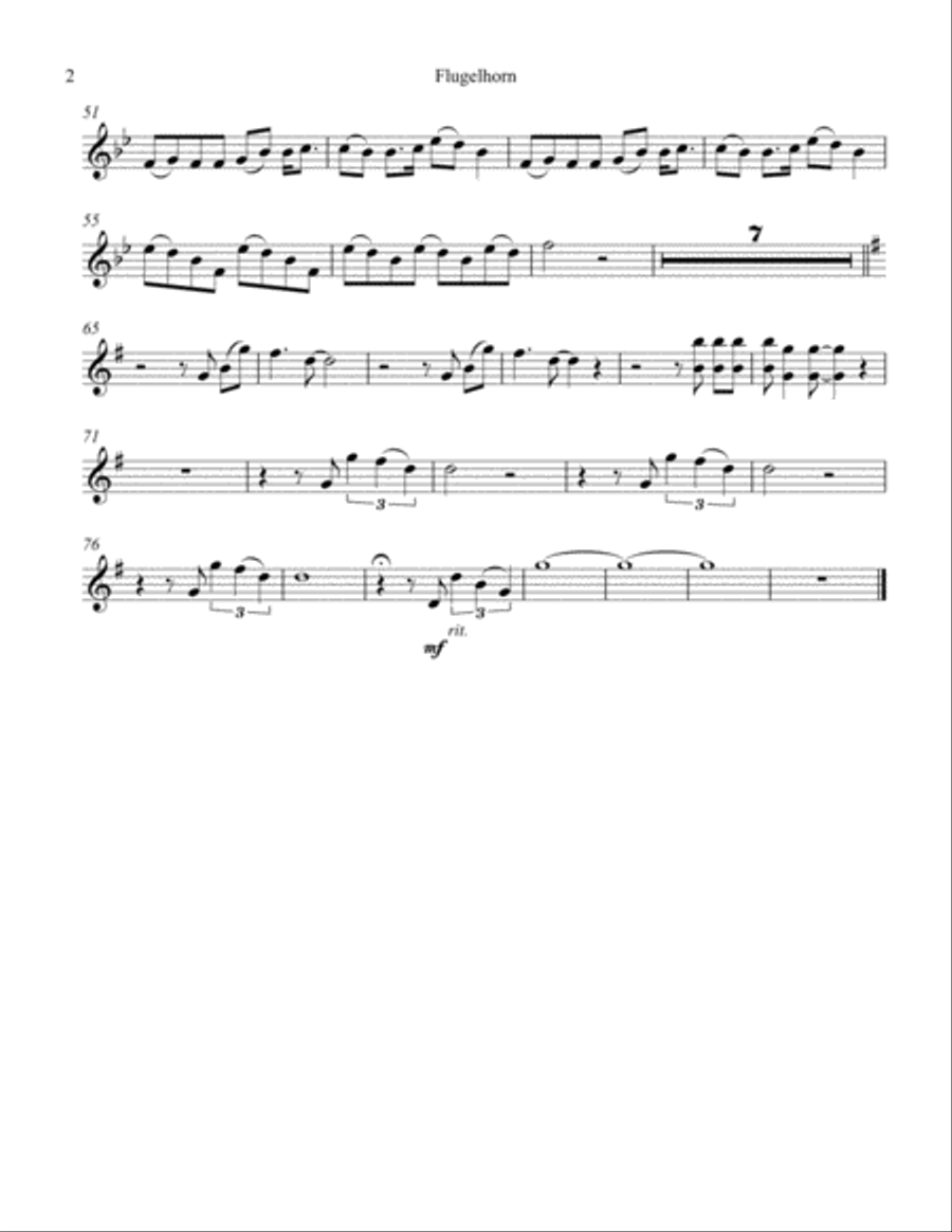 My Heart Brought Me Here Trumpet Solo scores gallery preview page 2