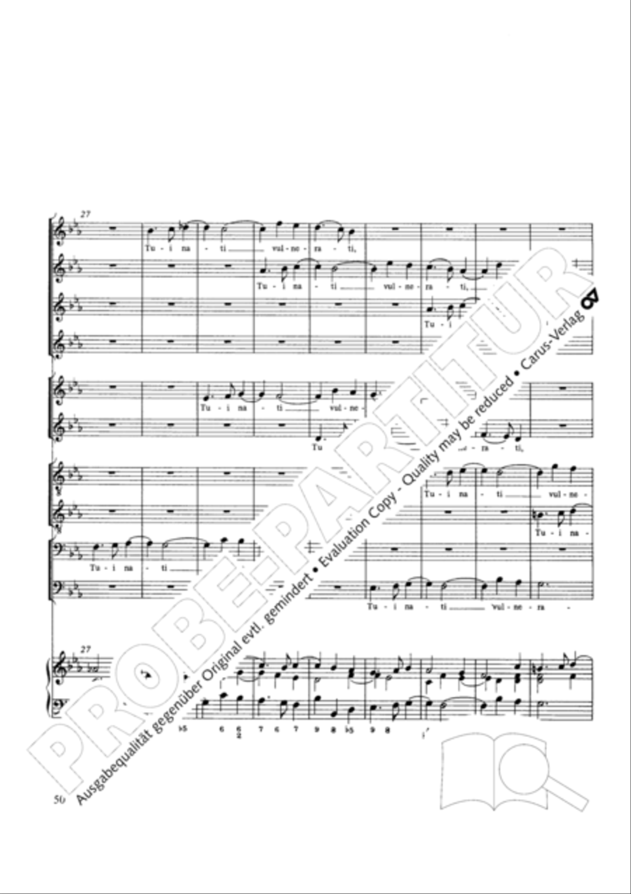 Stabat mater Choir scores gallery preview page 50