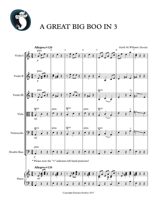 A GREAT BIG BOO IN 3 FOR YOUNG STRING ORCHESTRA