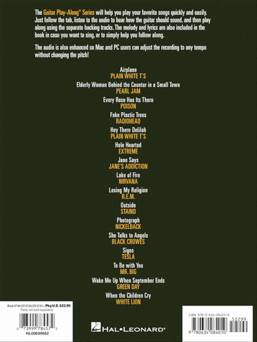 Acoustic Unplugged Acoustic Guitar scores gallery preview page 7