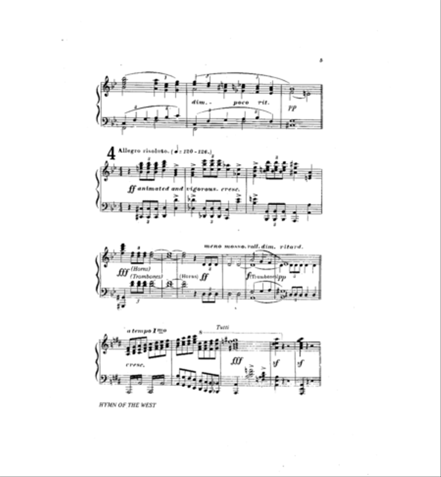 Hymn of the West Concert Band scores gallery preview page 8