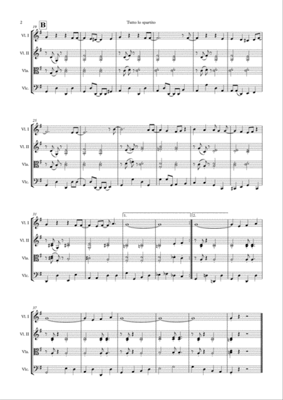 L-O-V-E String Quartet scores gallery preview page 2
