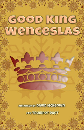 Book cover for Good King Wenceslas, Jazz Style, for Trumpet Duet