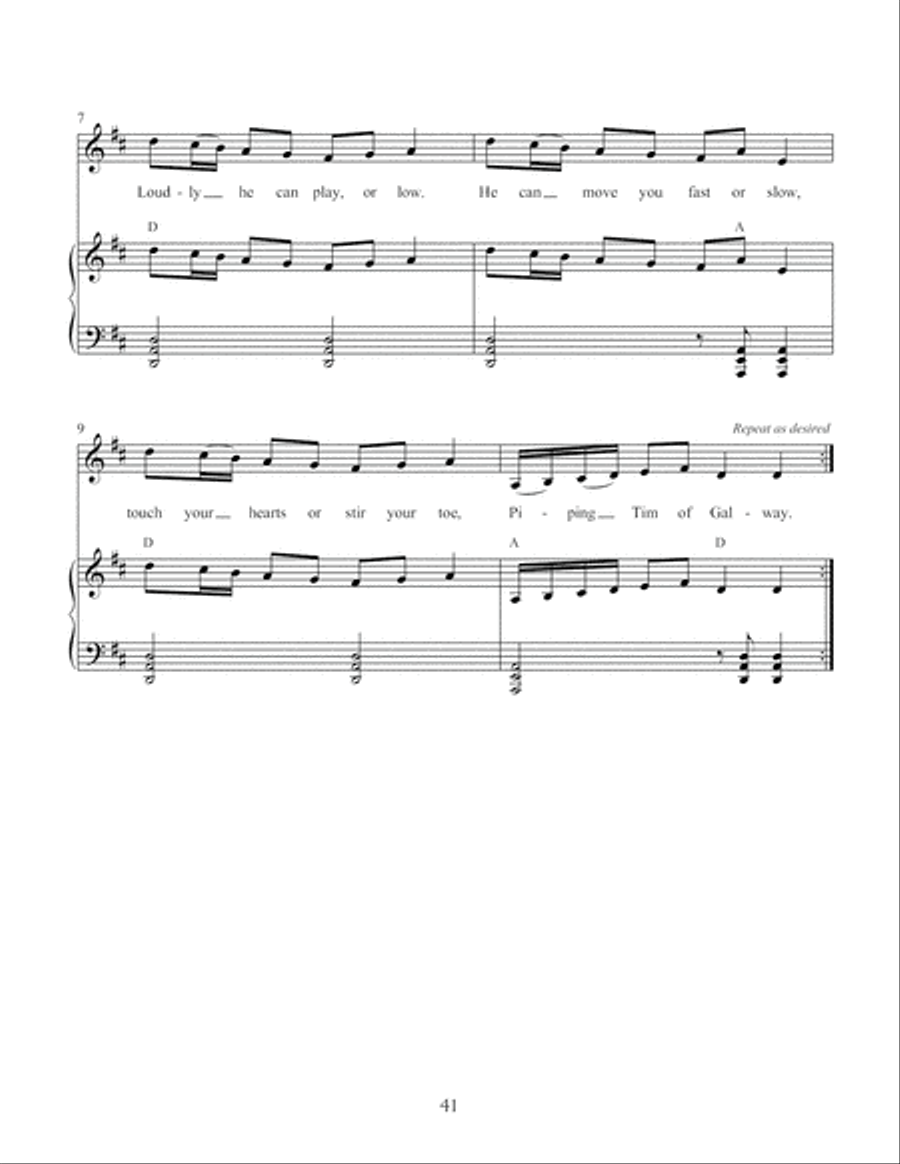 Sing and Dance Around the World, Book 2 Unison Choir scores gallery preview page 42