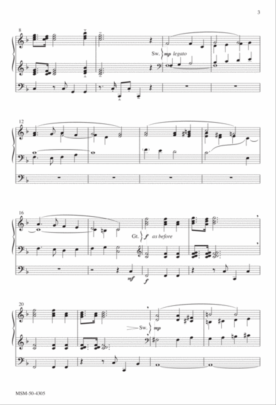 Splendor and Honor 4-Part scores gallery preview page 3