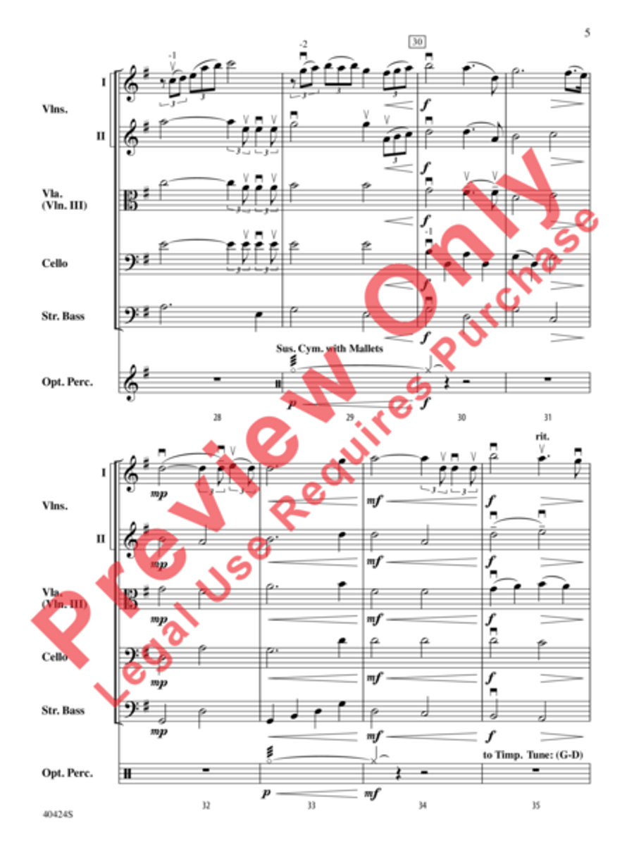 O Holy Night O Holy Night String Orchestra scores gallery preview page 6