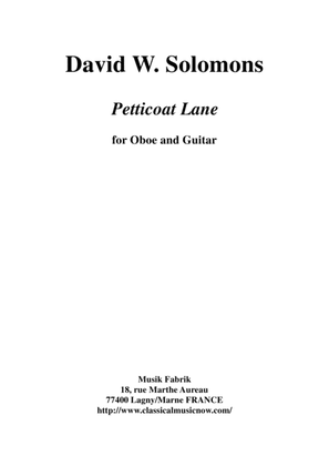David Warin Solomons: Petticoat Lane for oboe and guitar
