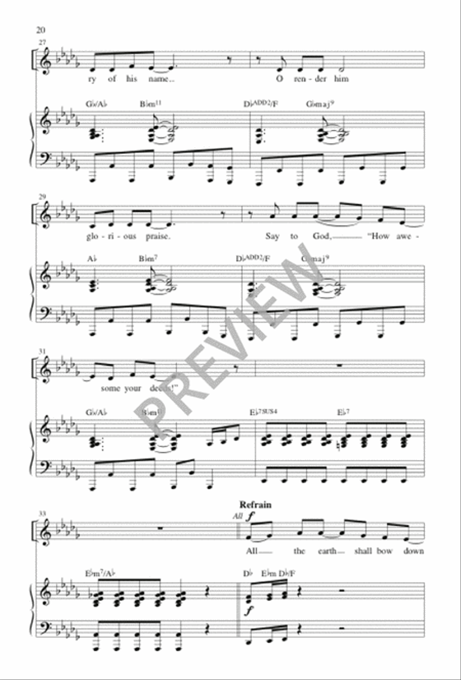 Honey from the Rock - Volume 1 4-Part scores gallery preview page 21