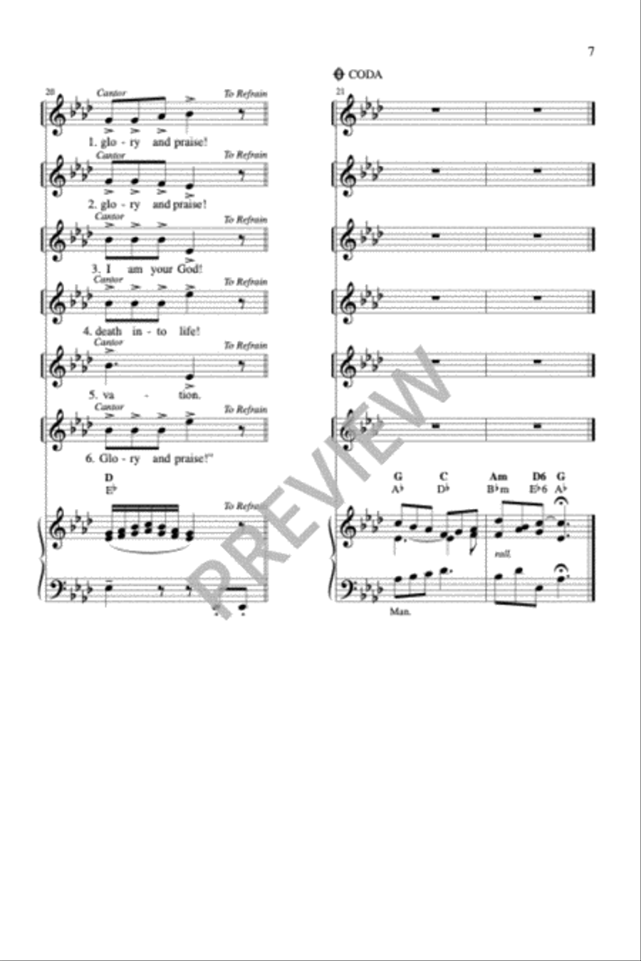 Sing Praise and Thanksgiving Mass-Full Score (revised) 4-Part scores gallery preview page 10