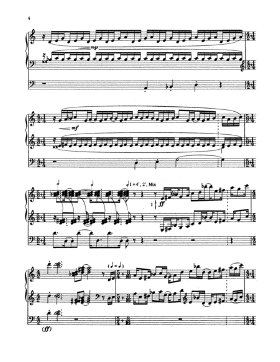 Sun's Rising Organ scores gallery preview page 4