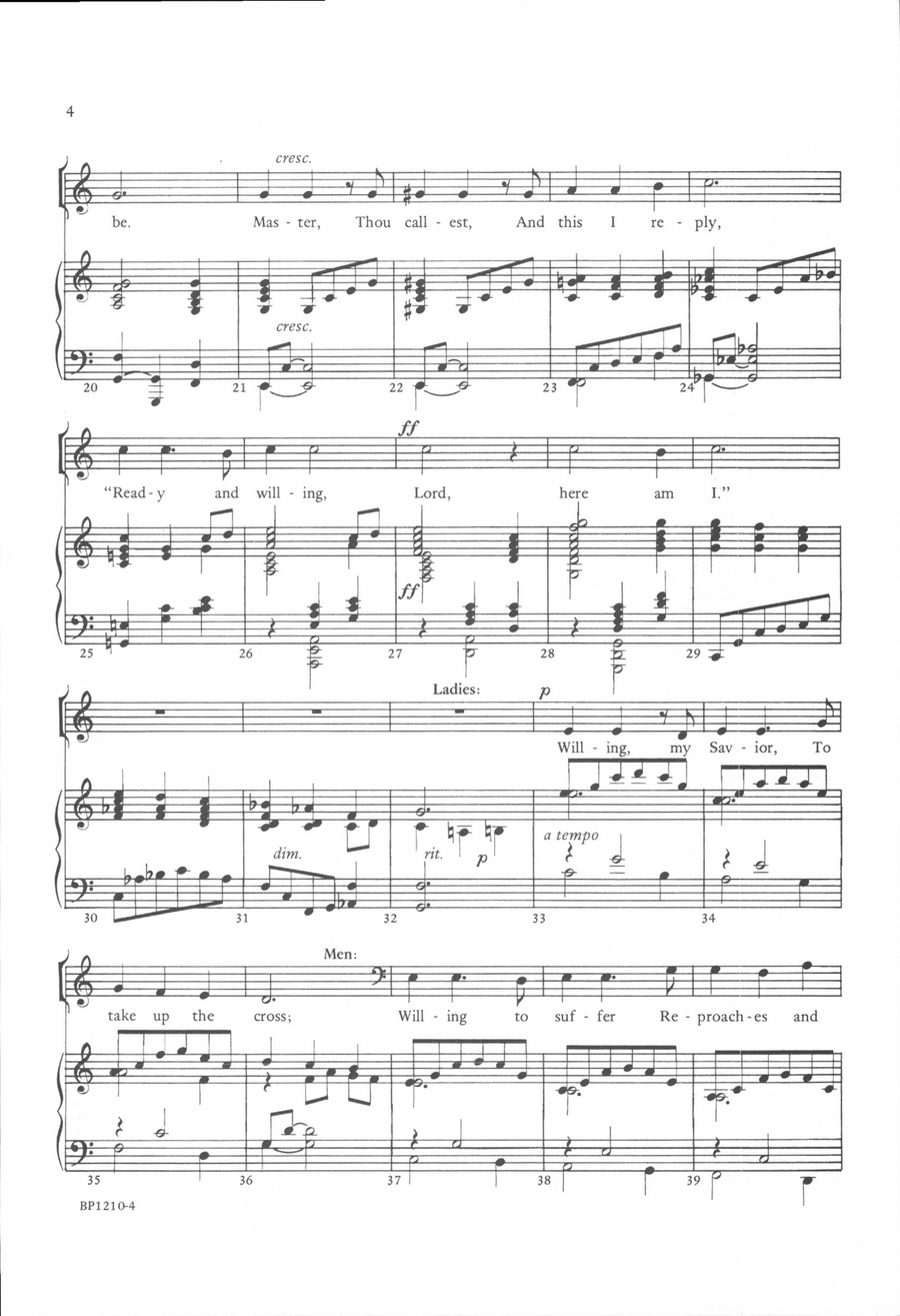 Lord, Here Am I - 2-Part 2-Part scores gallery preview page 3