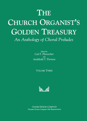 Book cover for The Church Organist's Golden Treasury, Vol. 3
