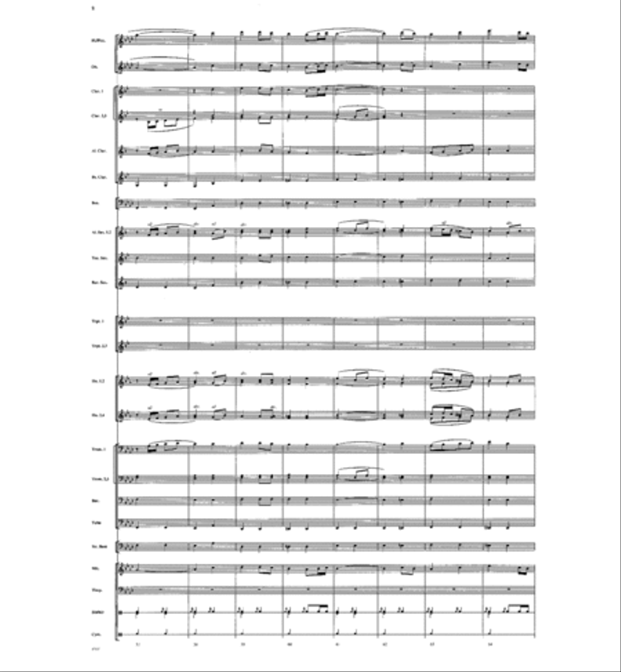 March: Celebration and Glory Concert Band scores gallery preview page 9