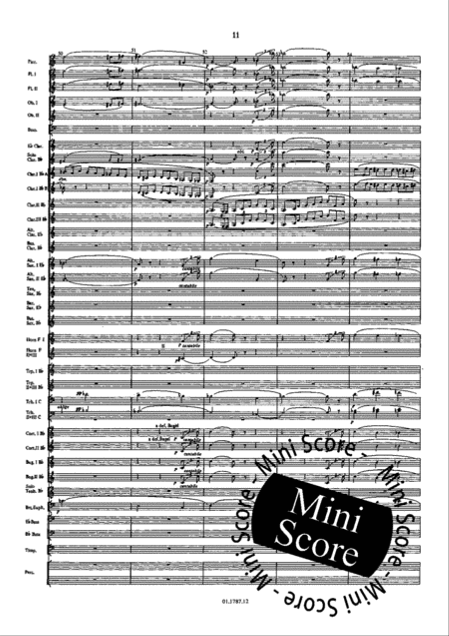 Symphonie de l'Eau Concert Band scores gallery preview page 15