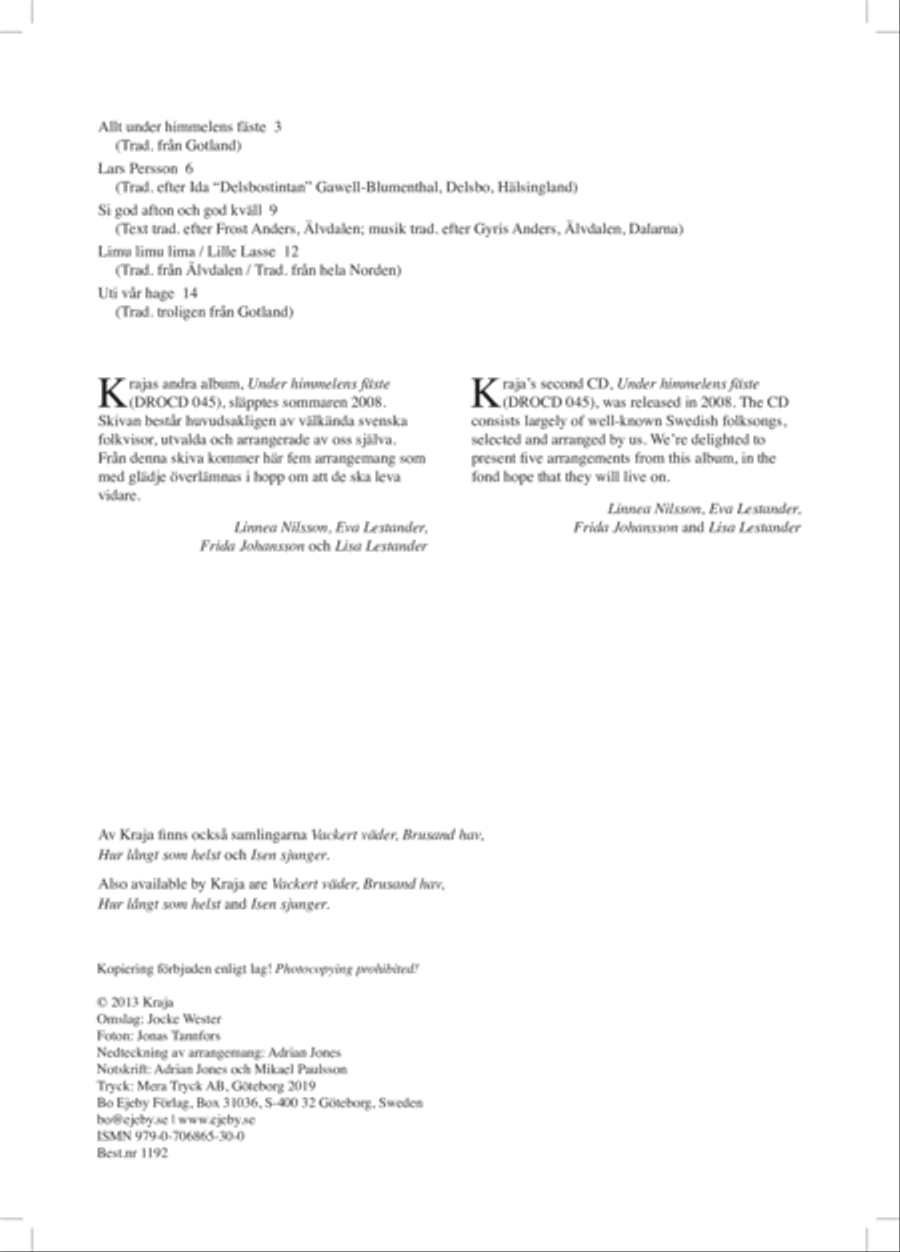 Under himmelens fäste SSAA scores gallery preview page 3