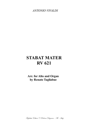 STABAT MATER - RV 621 - Arr. for Alto,and Organ 3 staff