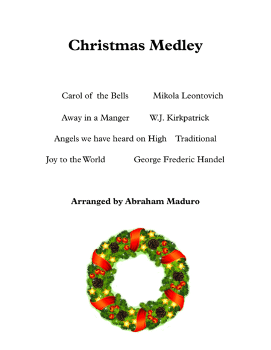 Four Christmas Songs for String Quartet String Quartet scores gallery preview page 1