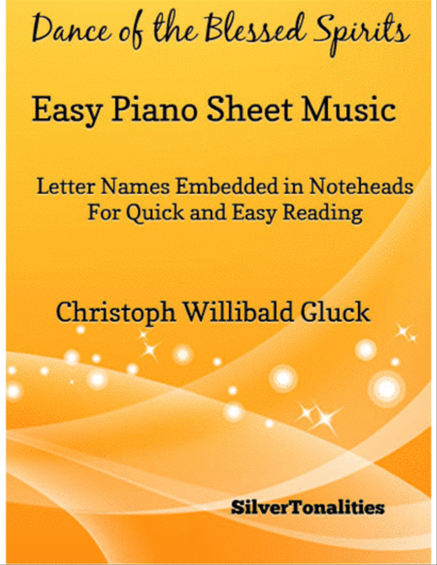 Dance of the Blessed Spirits Easy Piano Sheet Music Easy Piano scores gallery preview page 1