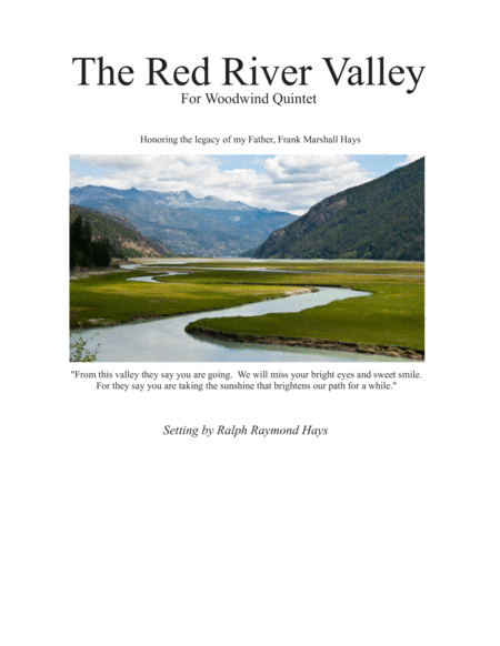 The Red River Valley image number null
