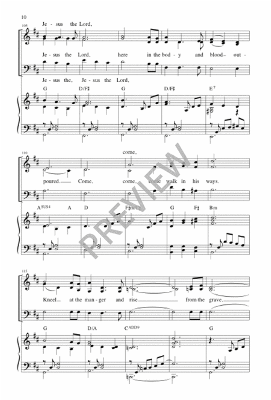 Wood of the Cradle 3-Part scores gallery preview page 9