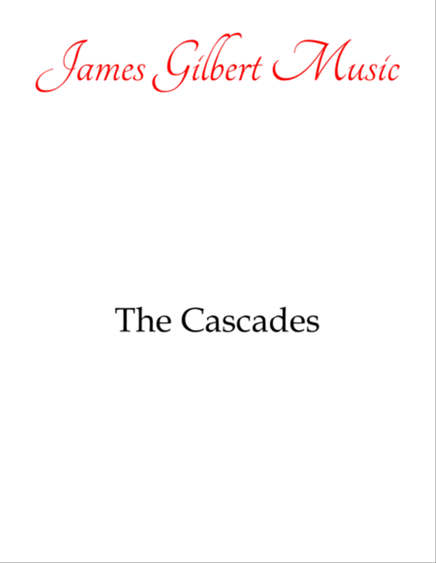 The Cascades The Cascades Piano Solo scores gallery preview page 1