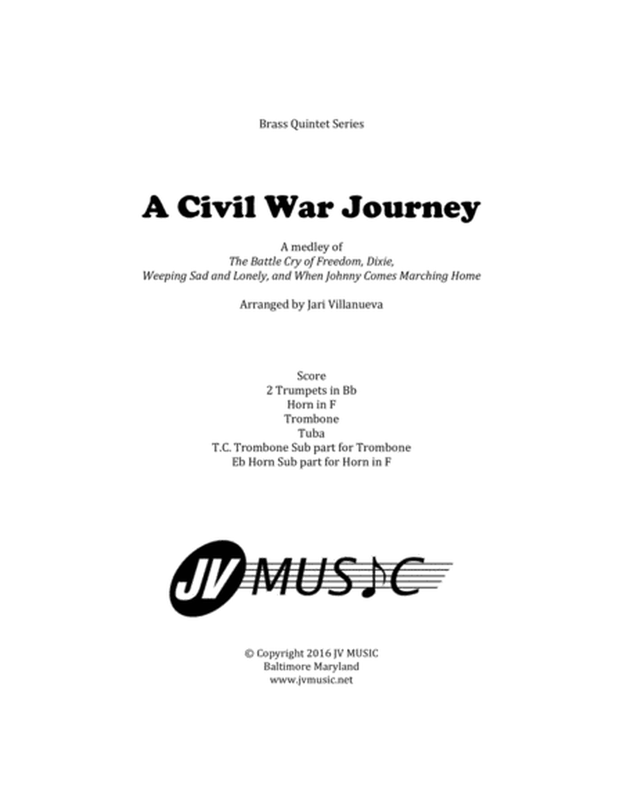 A Civil War Journey for Brass Quintet image number null
