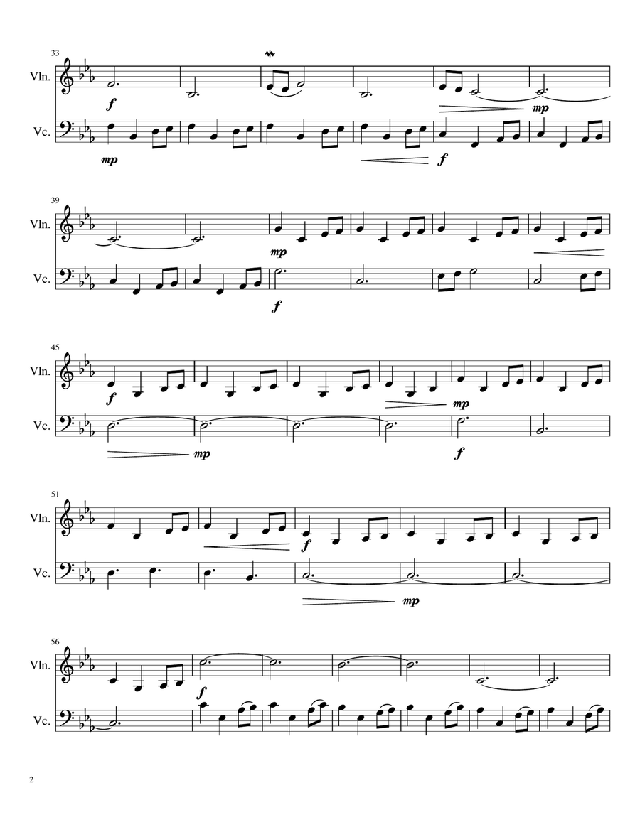 Game Of Thrones Game Of Thrones String Duet scores gallery preview page 2