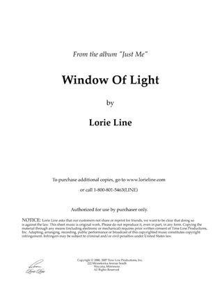 Book cover for Window Of Light