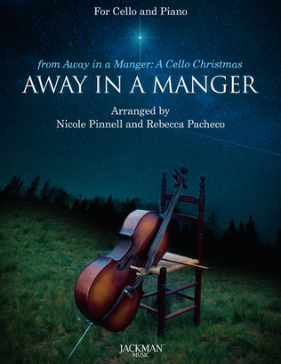 Book cover for Away in a Manger - Cello and Piano