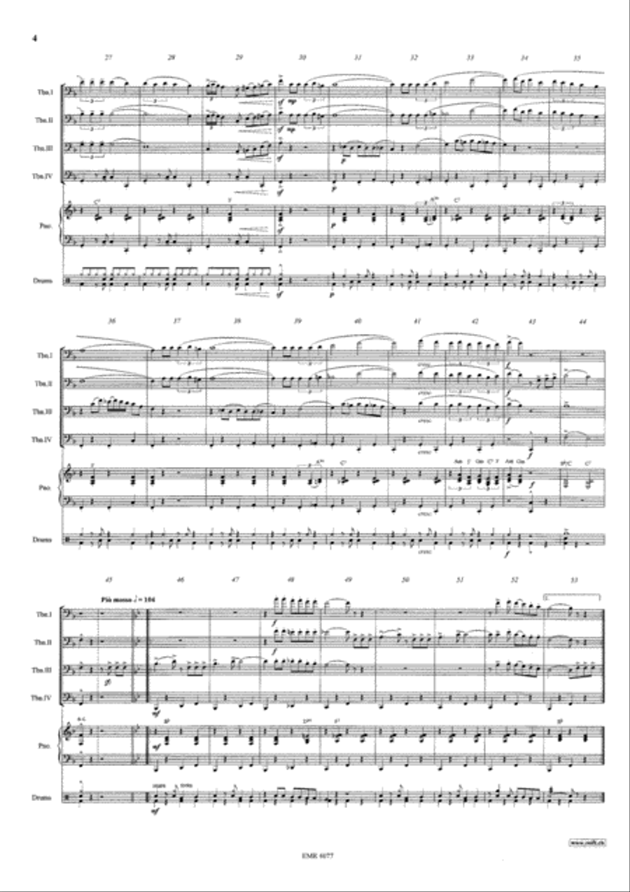 Latin Fever Trombone Quartet scores gallery preview page 4