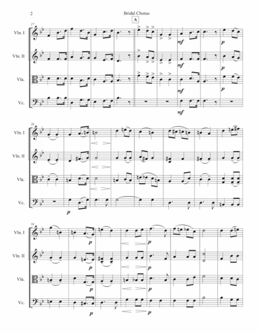 Bridal Chorus from Lohengrin image number null