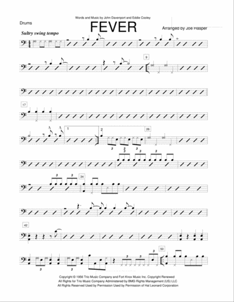 Fever Small Ensemble scores gallery preview page 2