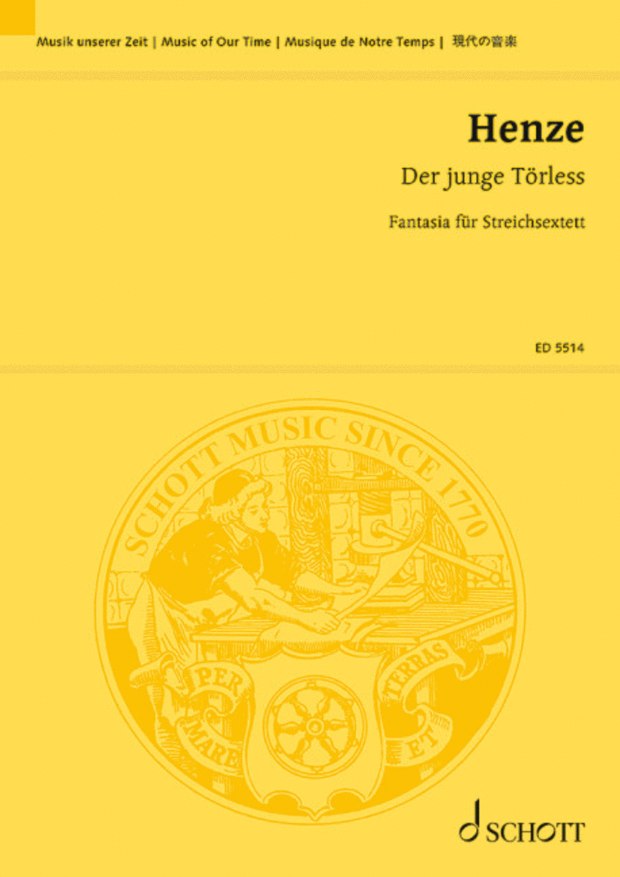 Der junge Törless Cello scores gallery preview page 1