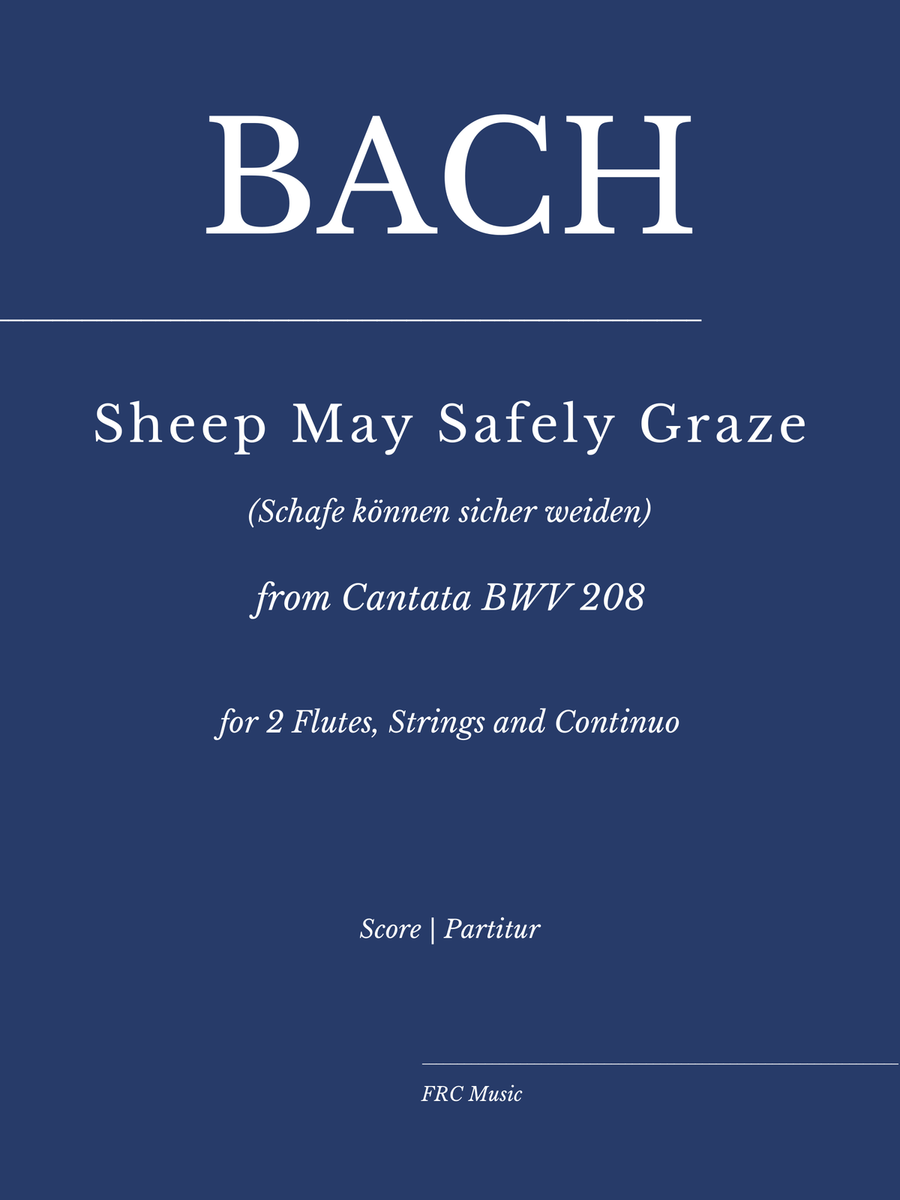 Book cover for JS Bach: Schafe können sicher weiden (Sheep May Safely Graze) [Em Campinas Verdejantes]