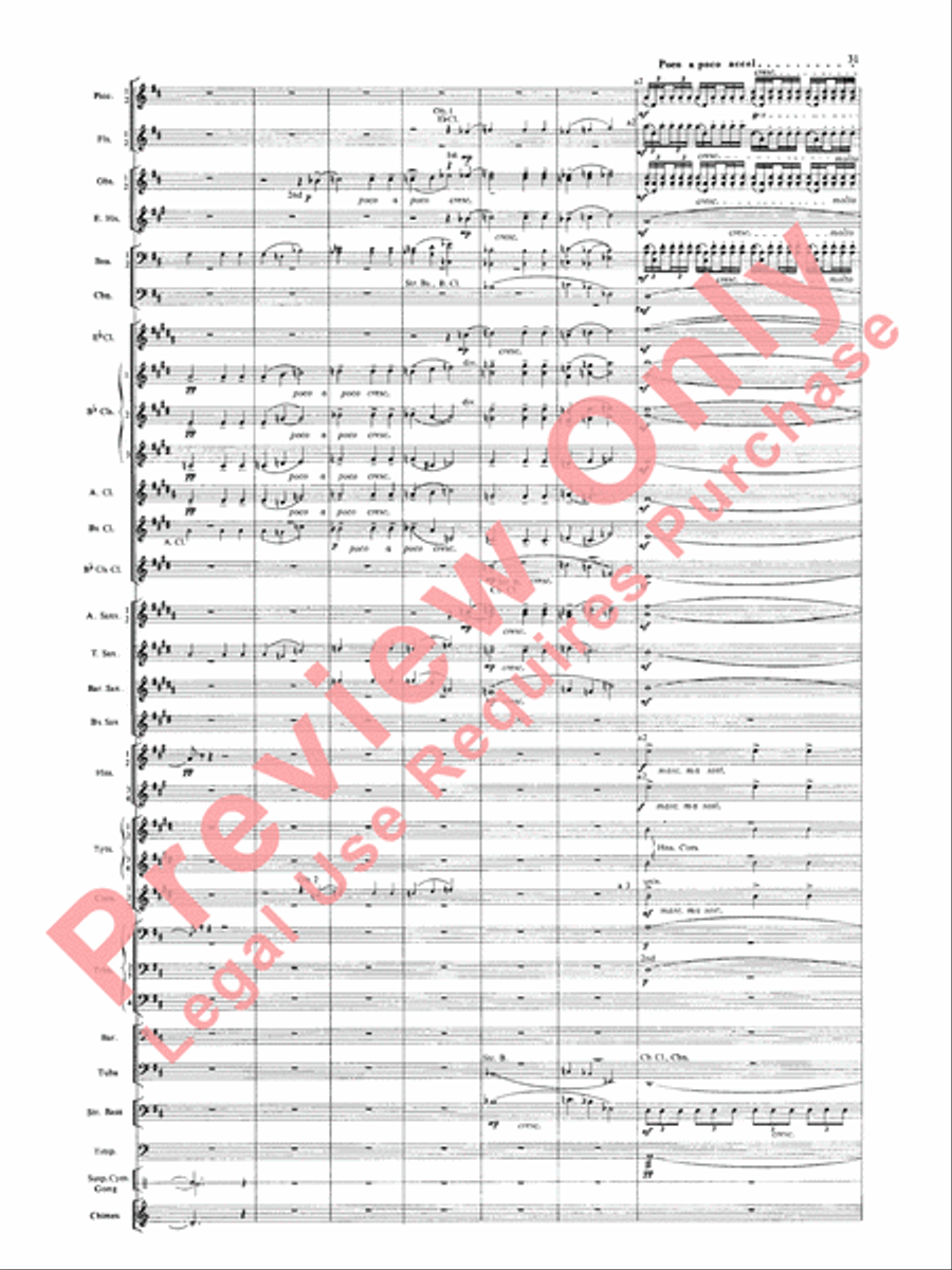 Russian Christmas Music Russian Christmas Music Concert Band scores gallery preview page 34