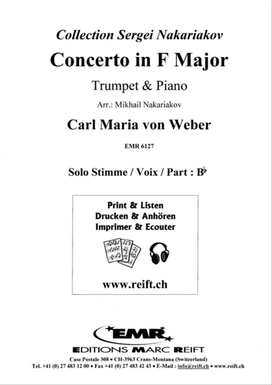 Concerto in F Major Cornet scores gallery preview page 14