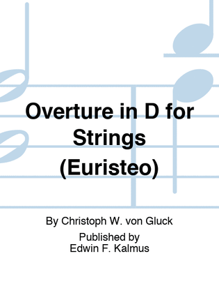 Overture in D for Strings "Euristeo"