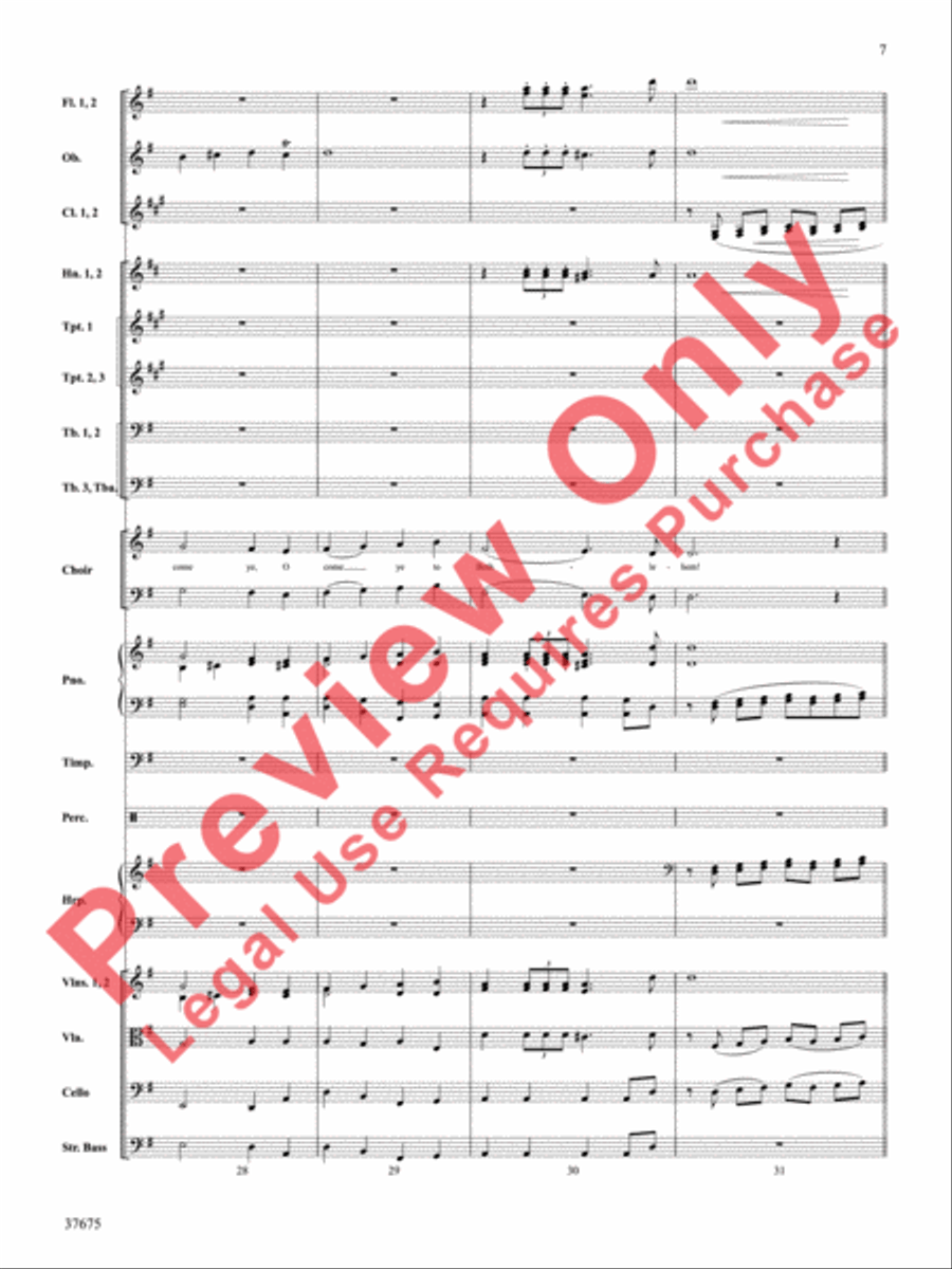 Festival of Carols Choir scores gallery preview page 8