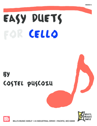 Book cover for Easy Duets for Cello