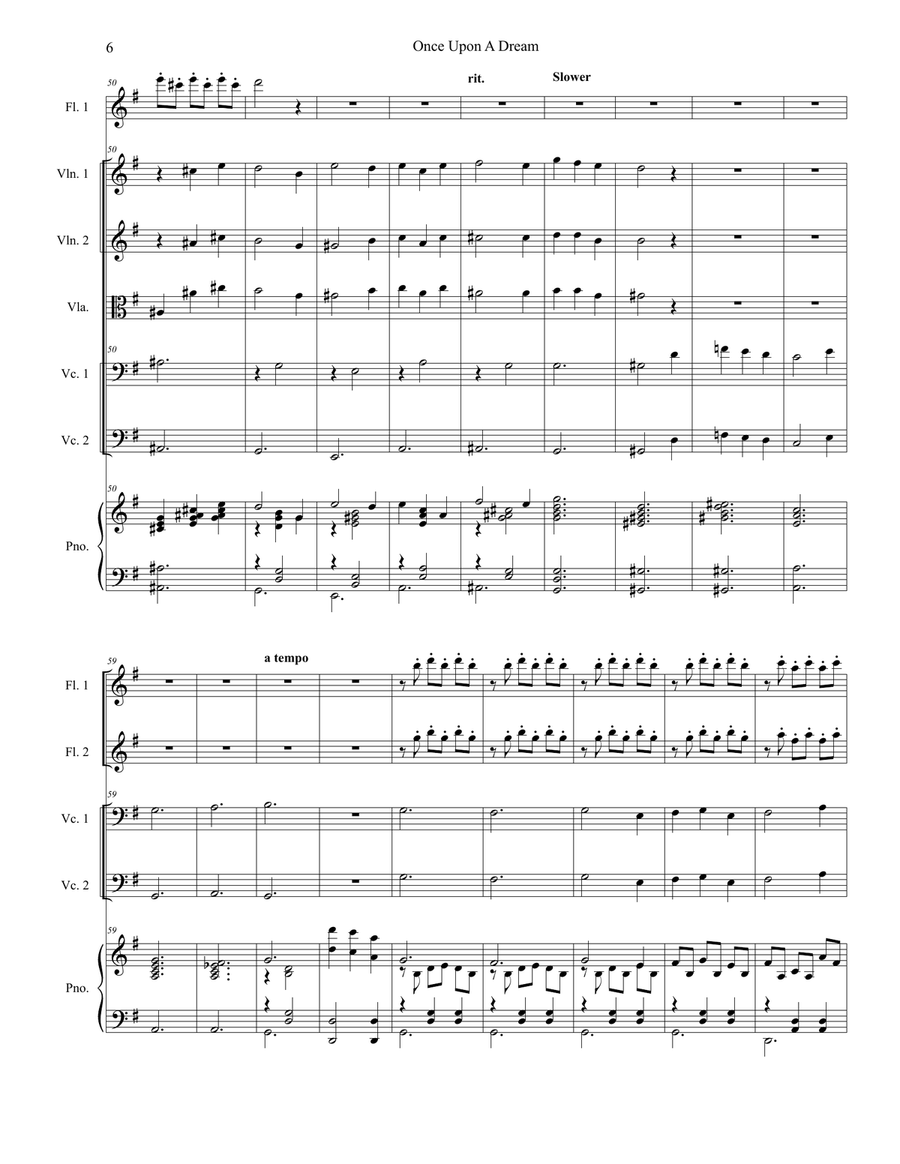 Once Upon A Dream Once Upon A Dream String Orchestra scores gallery preview page 6